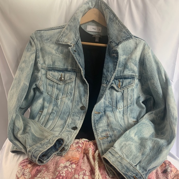 TNA denim jacket sz small - Picture 1 of 7